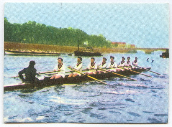 cc ger 1960 heinerle the victorious oxford 8 1959 photo of crew on thames river 