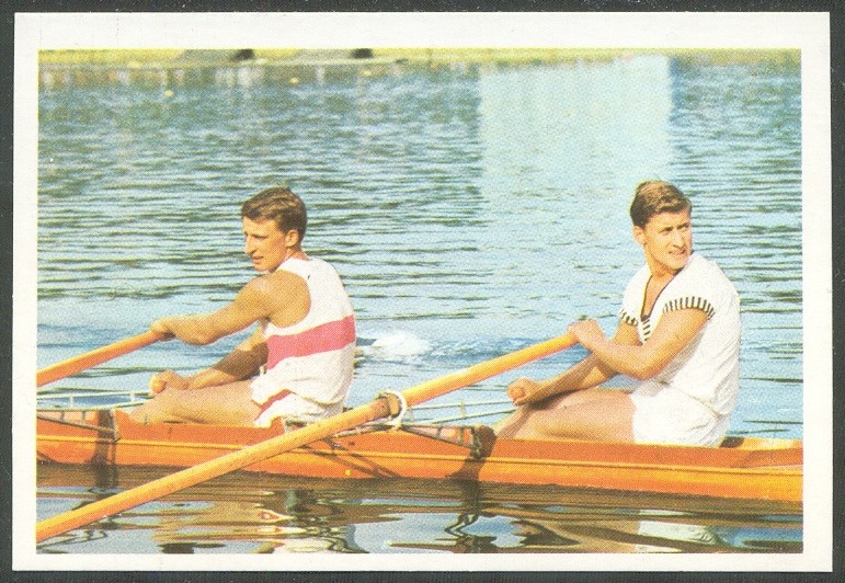 cc ger 1969 bergmann verlag sportbild 68 no. a 256 german champion 1967 m2x composite crew rg speyer frankfurter rg germania