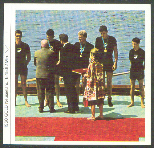 cc ger 1972 huberti og mexico 1968 nzl 4 crew gold medal winner