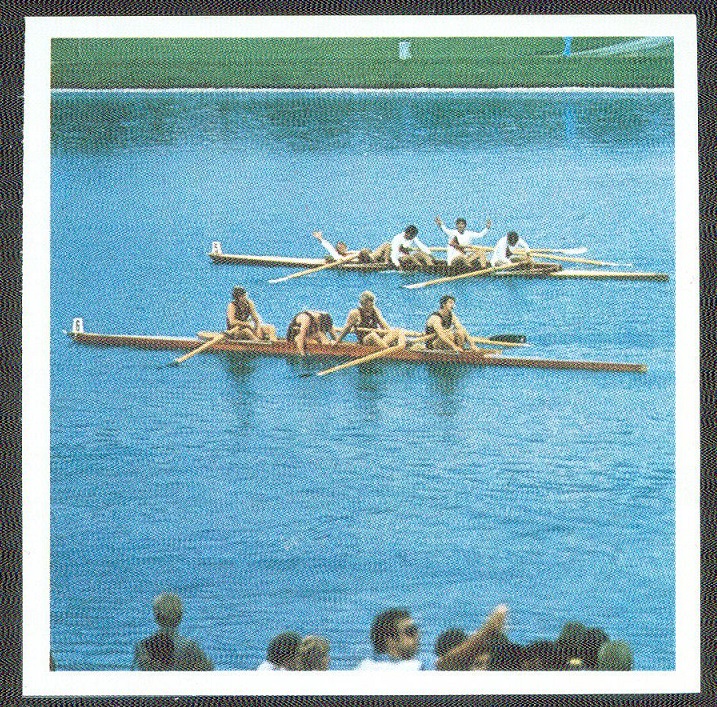 cc ger 1972 og munich huberti page 99 gdr m4 gold medal winner crew with nzl crew silver medal below
