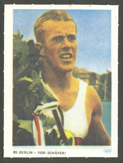 cc ger 1972 wikoe verlag muenchen ruft no. 89 og berlin 1936 g. schaefer ger gold medal winner m1x