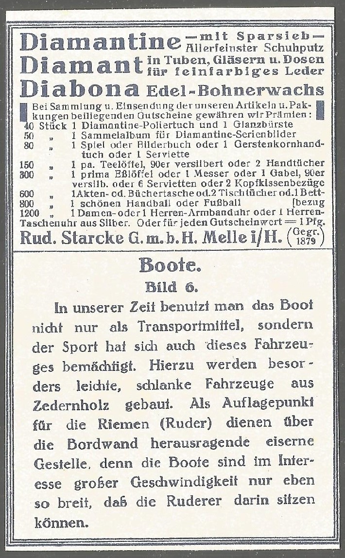 cc ger diamantine shoe polish r. starcke gmbh boote no. 6 reverse