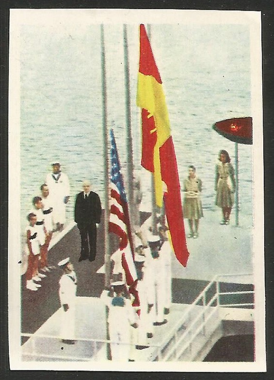 CC ITA 1968 BAGGIOLI EDITORE No. 155OG Rome 1960 victory ceremony for M2 gold medal winner GER