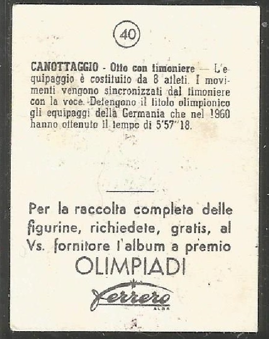 CC ITA FERRERO Olimpiadi No. 40 8 drawing reverse