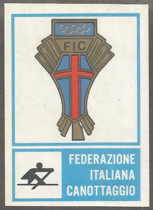 CC ITA PANINI Campioni dello Sport 1973 74 No. 127 Federazione Italiana Canottaggio