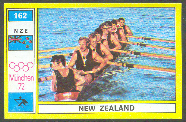 cc ita 1972 og munich panini no. 162 gold medal winner nzl 8