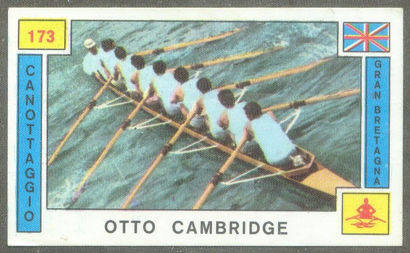cc ita panini campioni dello sport 1969 70 no. 173 otto cambridge