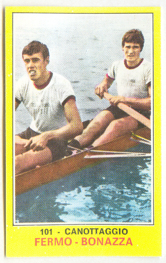 cc ita panini campioni dello sport 1970 71 no. 101 fermo bonazza m2 paticipants ita erc 1967 1969