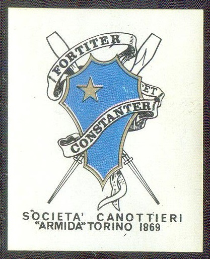 cc ita panini campioni dello sport 1970 71 no. 21 b societa canottieri armida torino 1869