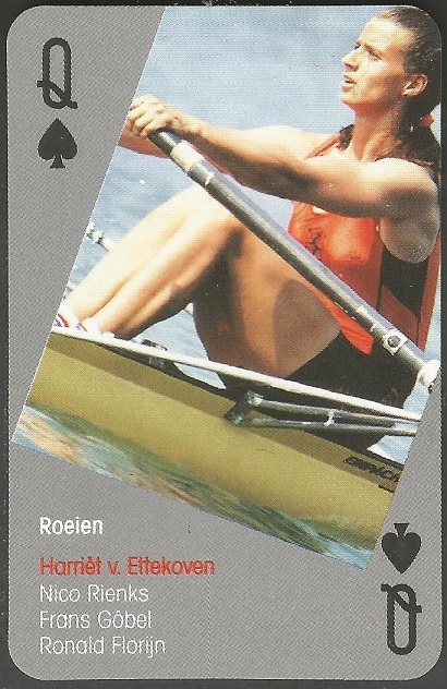 cc ned 1992 quartet nederlands olympisch comite roeien harriet v. ettekoven w8 bronze medal winner 1984 og los angeles