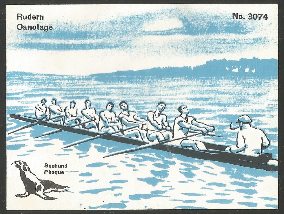 CC SUI LINDT SPRUENGLI Geaschwindigkeitsrekorde speed records No. 3074 Rudern