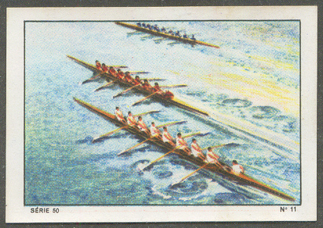 cc sui 1937 nestle chocolate cards rowing series 50 no. 11
