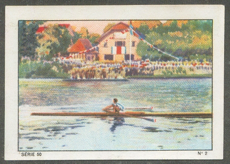 cc sui 1937 nestle chocolate cards rowing series 50 no. 2