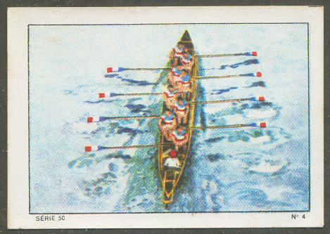 cc sui 1937 nestle chocolate cards rowing series 50 no. 4