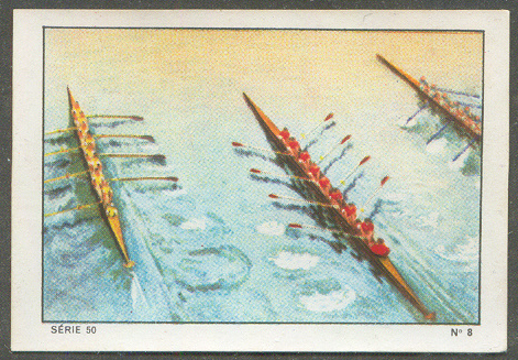 cc sui 1937 nestle chocolate cards rowing series 50 no. 8