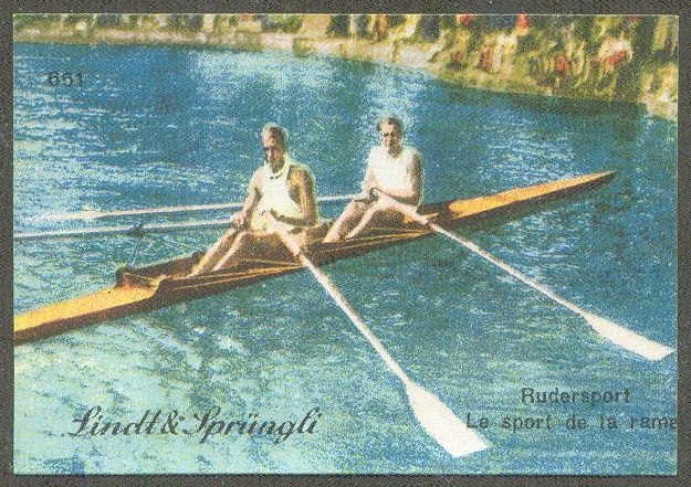cc sui 1939 lindt spruengli no. 651 rudersport le sport de la rame