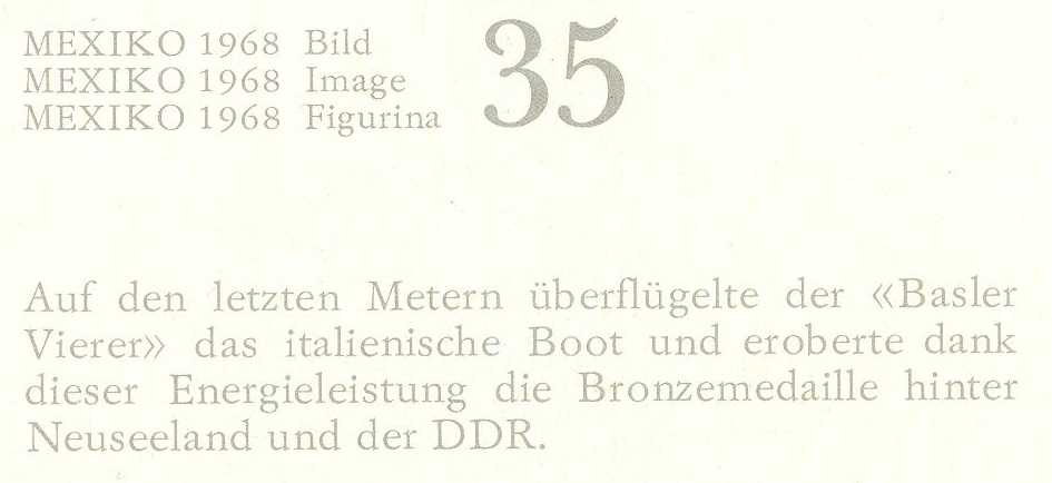 cc sui 1968 gloria verlag mexico 1968 no. 35 sui m4 crew bronze medal winner reverse