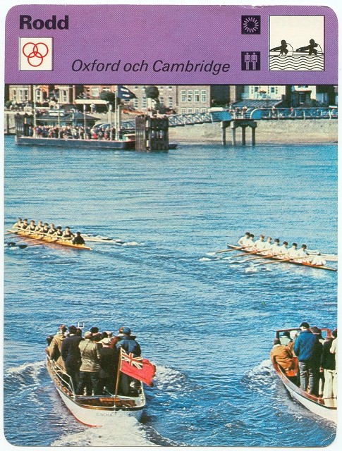 cc swe 1978 photo of a boatrace oxford versus cambridge