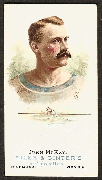 CC USA 1888 ALLEN GINTERS Cigarettes The Worlds Champions John McKay