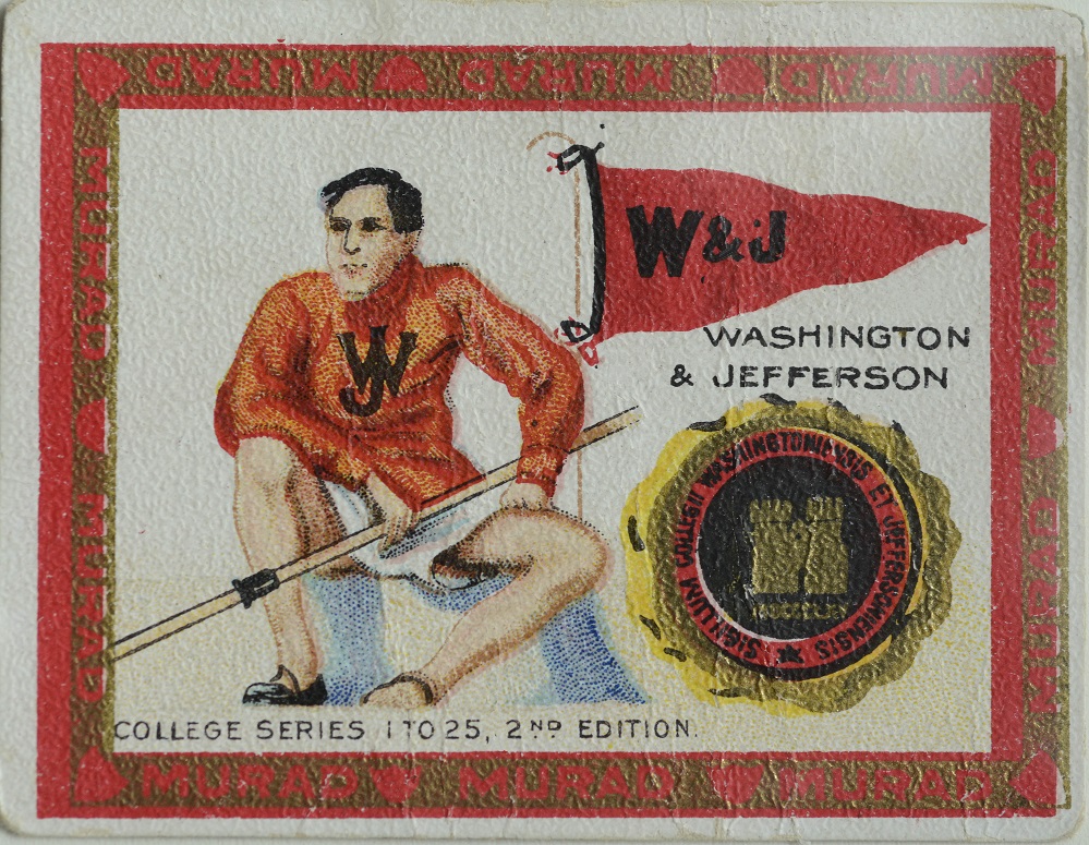 CC USA 1910 Murad Cigarettes College Series 1 25 Washington Jefferson