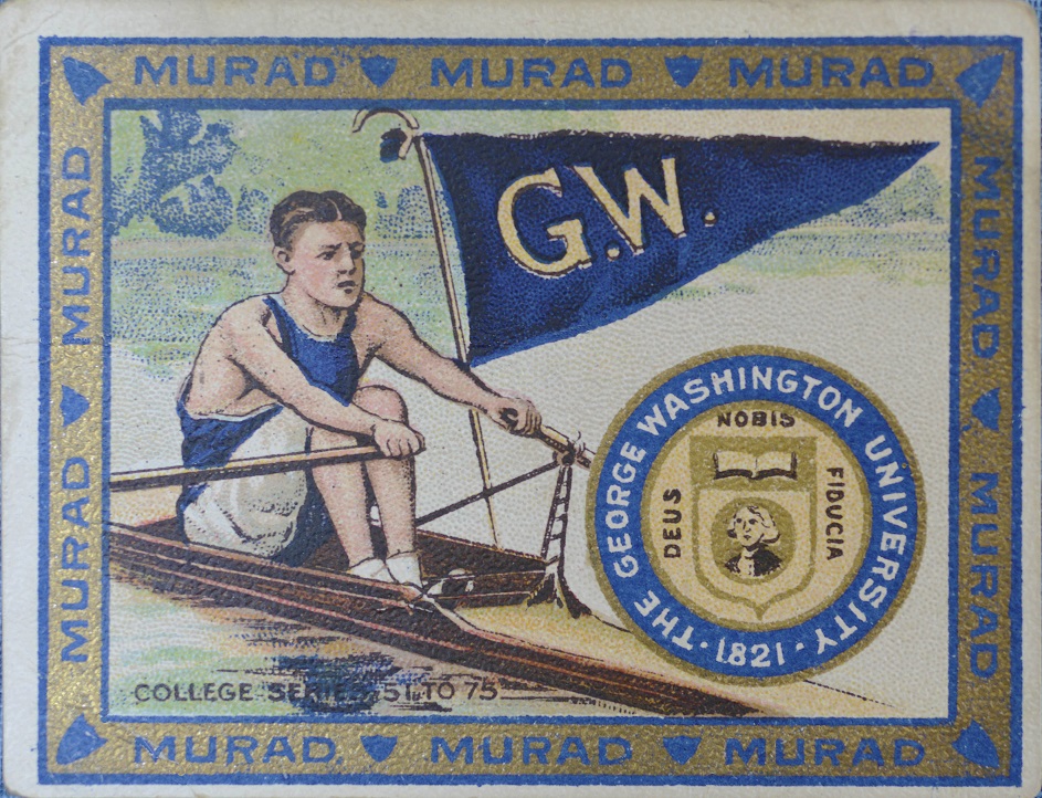 CC USA 1910 Murad Cigarettes College Series 51 75 George Washington University Coll. A