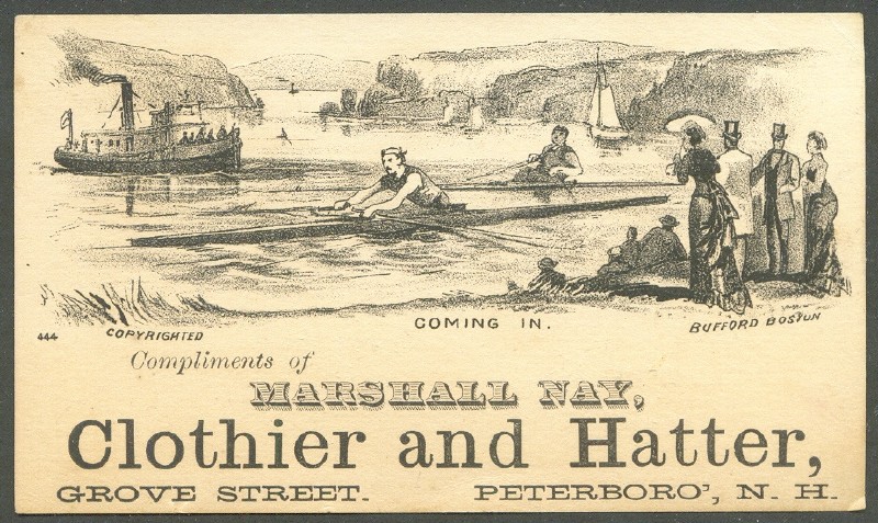 cc usa marshall nay clothier and hatter no. 444 coming in 