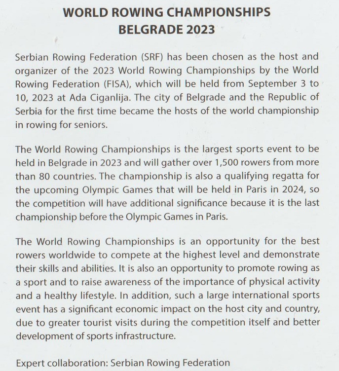 FDC SRB 2023 Sept. 1st WRC Belgrade reverse