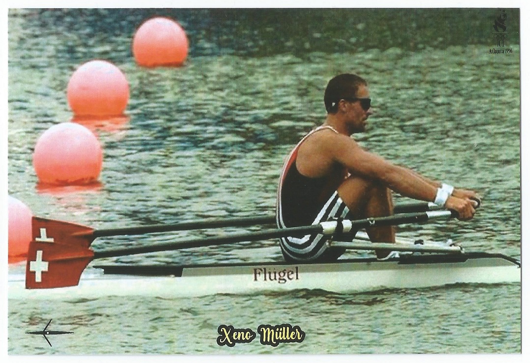 PC ROU 2020 OG Atlanta 1996 Xeno Mueller SUI M1X gold medal winner