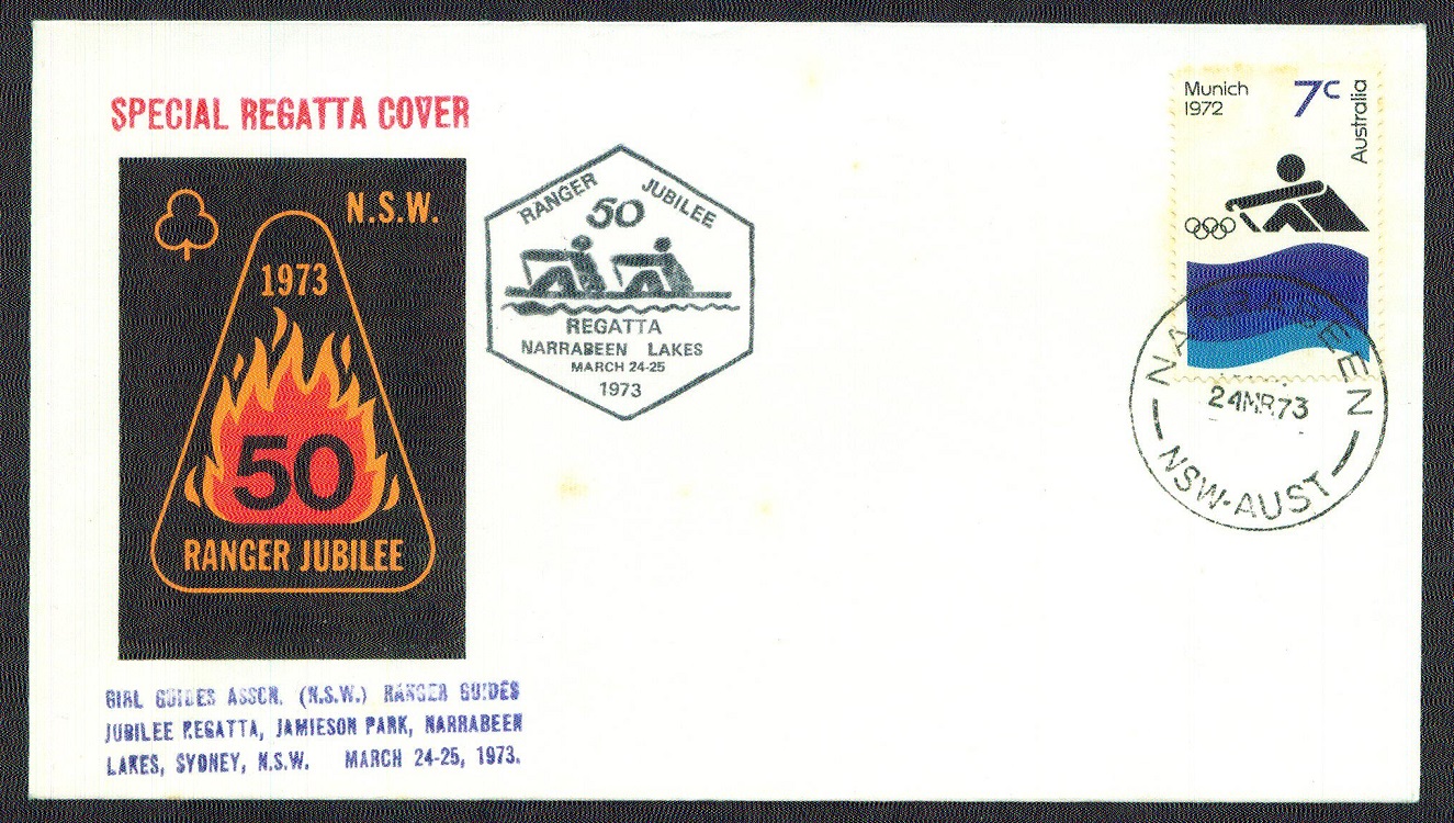 illustrated cover aus 1973 narrabeen lakes ranger guides jubilee regatta march 24 25