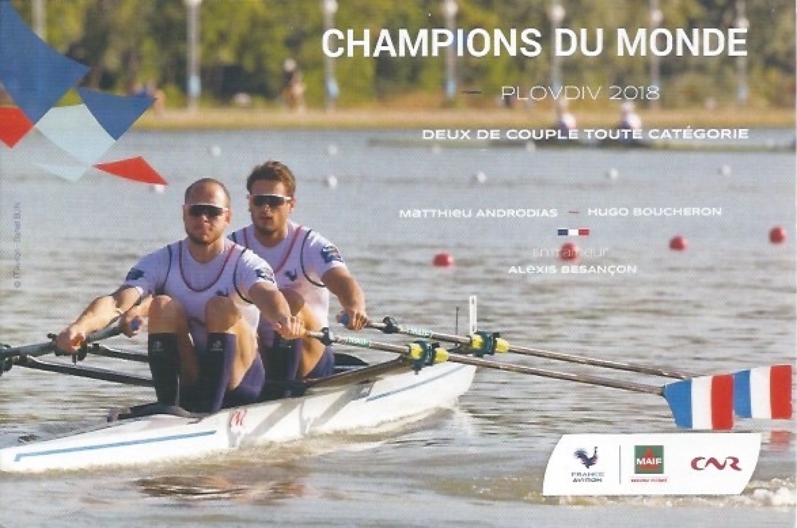 PC FRA WRC Plovdiv 2018 M2X gold medal winners Matthieu Androdias Hugo Boucheron FRA