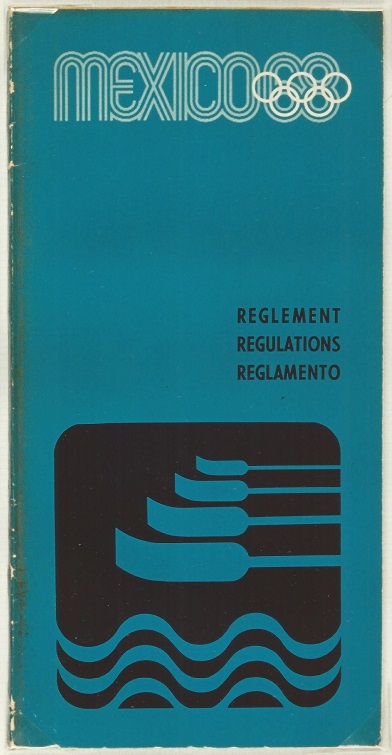 Leaflet MEX 1968 OG Mexico Regulations for Rowing Coll. JE