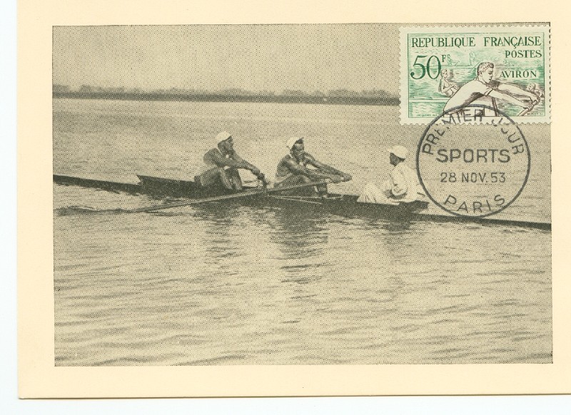 mc fra 1953 og helsinki r. salles g. mercier cox b. malivoire olympic champions 2 
