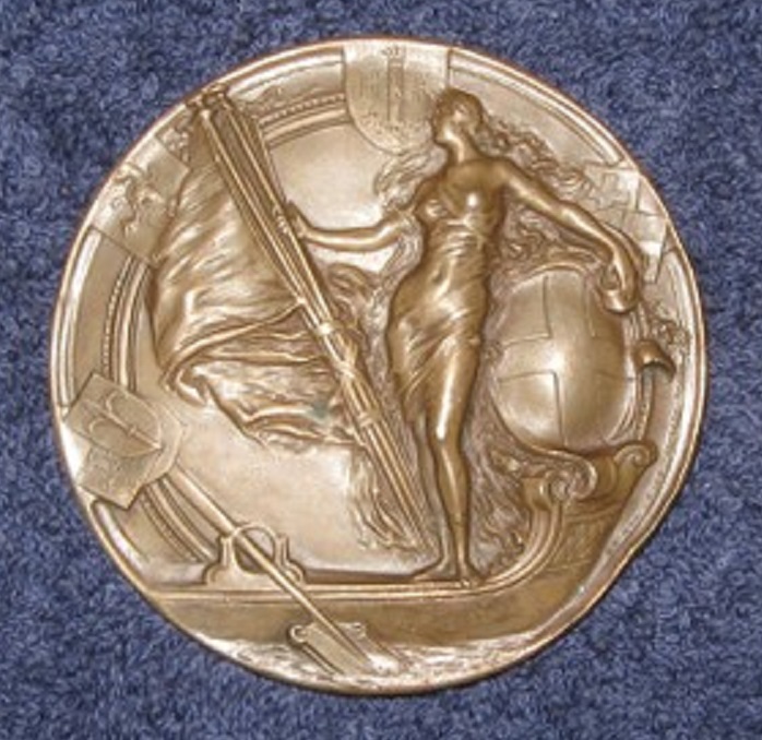 medal fisa 1932 erc belgrade front coll. bi