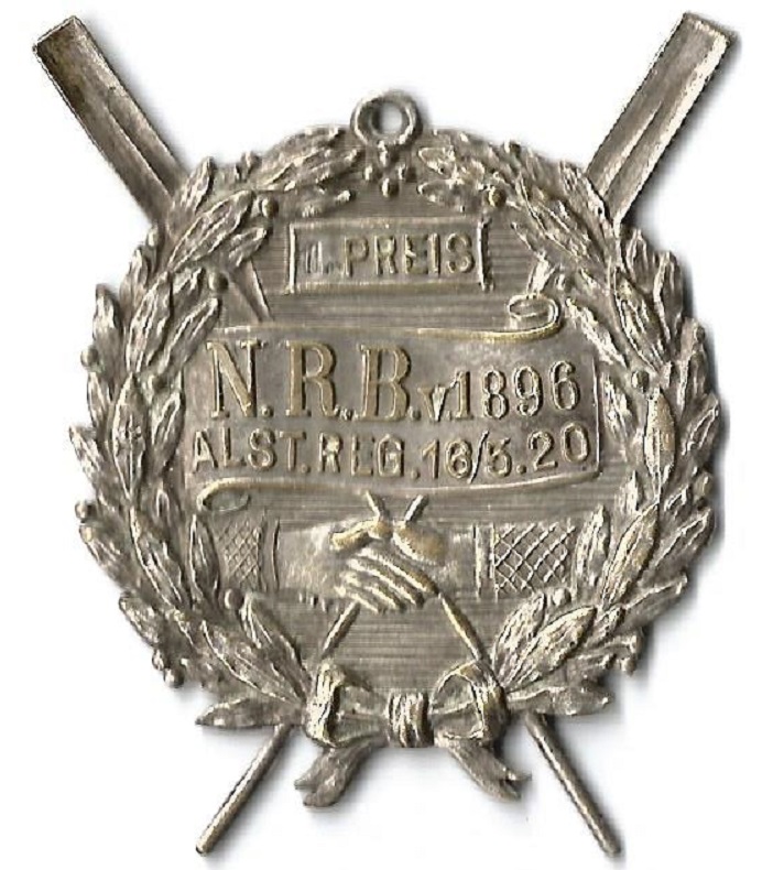 Medal GER 1920 Hamburg Alster Regatta des Norddeutschen Rudererbunds 1 Preis
