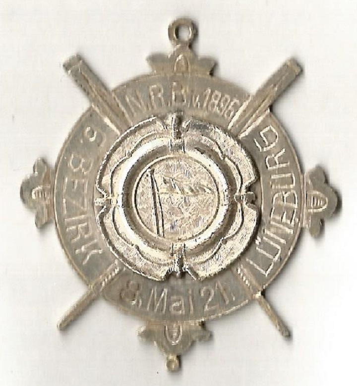 Medal GER 1921 Norddeutscher Ruderer Bund von 1896 Regatta Lueneburg
