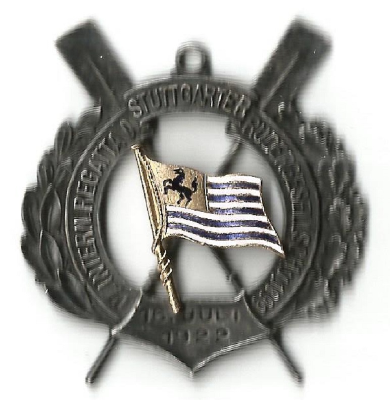 Medal GER 1922 Stuttgart regatta organized by Stuttgarter Rudergesellaschaft 1899 I