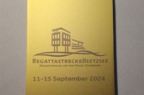 Medal GER Brandenburg World Masters Regatta 2024 reverse Coll. VZ