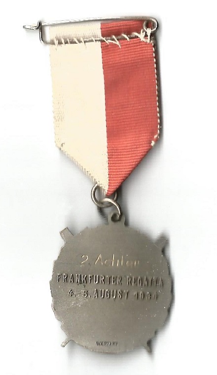 medal ger 1934 frankfurt regatta aug. 4th 5th eight reverse i