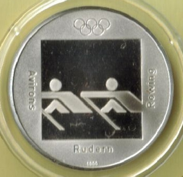 Medal GER 1972 OG Munich Silver Pictogram No. 3