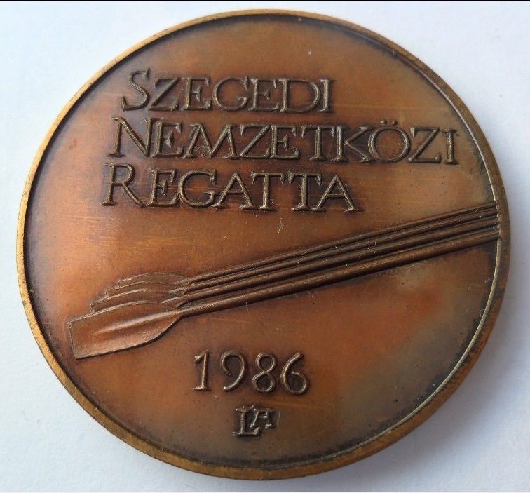 Medal HUN 1986 Szeged Nemzetkoezi Regatta