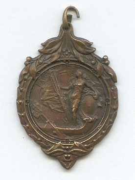 medal fisa 1950 erc milano front