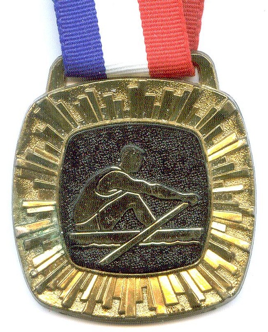 medal fra 1989 16th fisa veterans regatta vichy front
