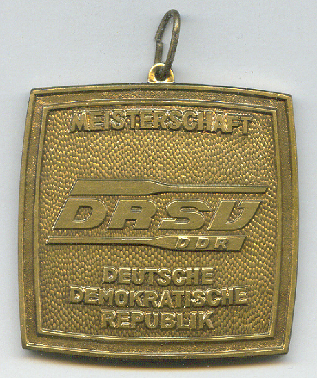 medal gdr 1990 drsv championships gold medal