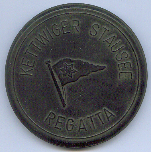 medal ger 1965 kettwiger stausee regatta made of pure coal