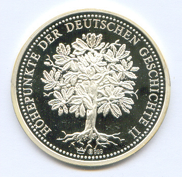 medal ger 1996 highlights of german history first regatta in germany at hamburg 1844 silver 999 pp 20 g reverse