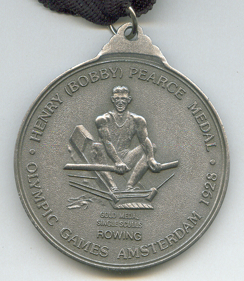 medal usa 1996 the olympic dream front with image of henry pearce aus
