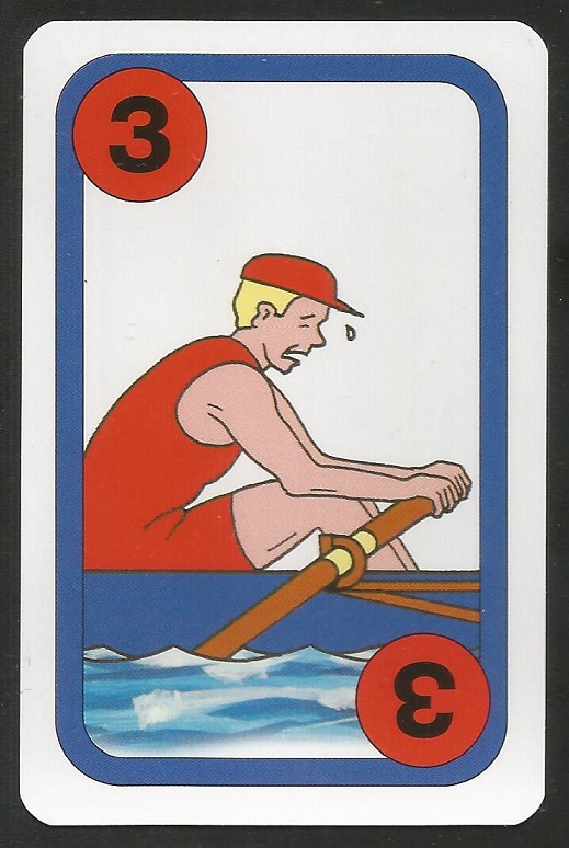 Card game AUT 1997 Oxford Cambridge Boat Race Oxford 3
