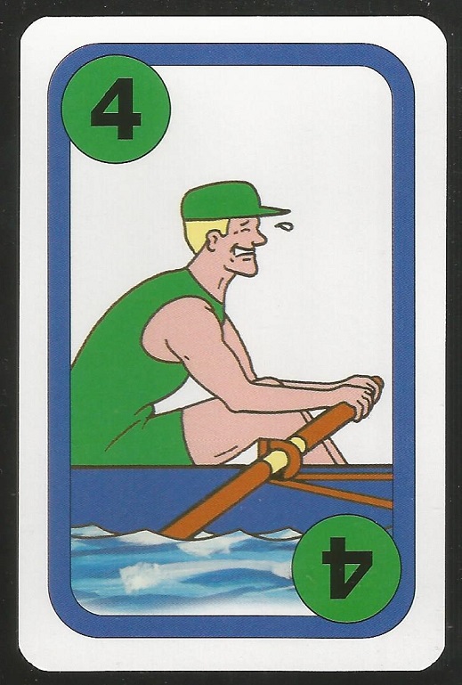 Card game AUT 1997 Oxford Cambridge Boat Race Oxford 4