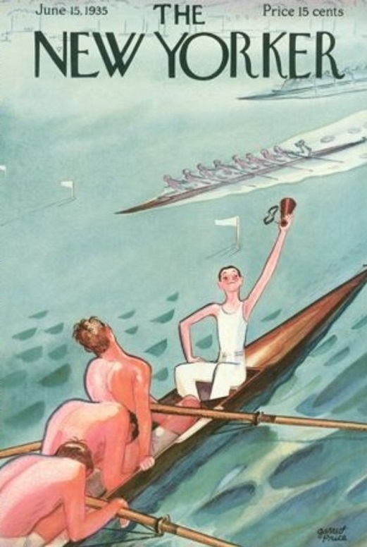 Magazine cover USA 1935 The New Yorker image on magnet