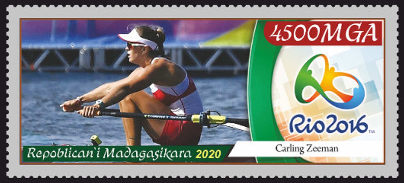 Stamp MAD 2020 OG Rio de Janeiro Carling ZeemanCAN W1X 10th place